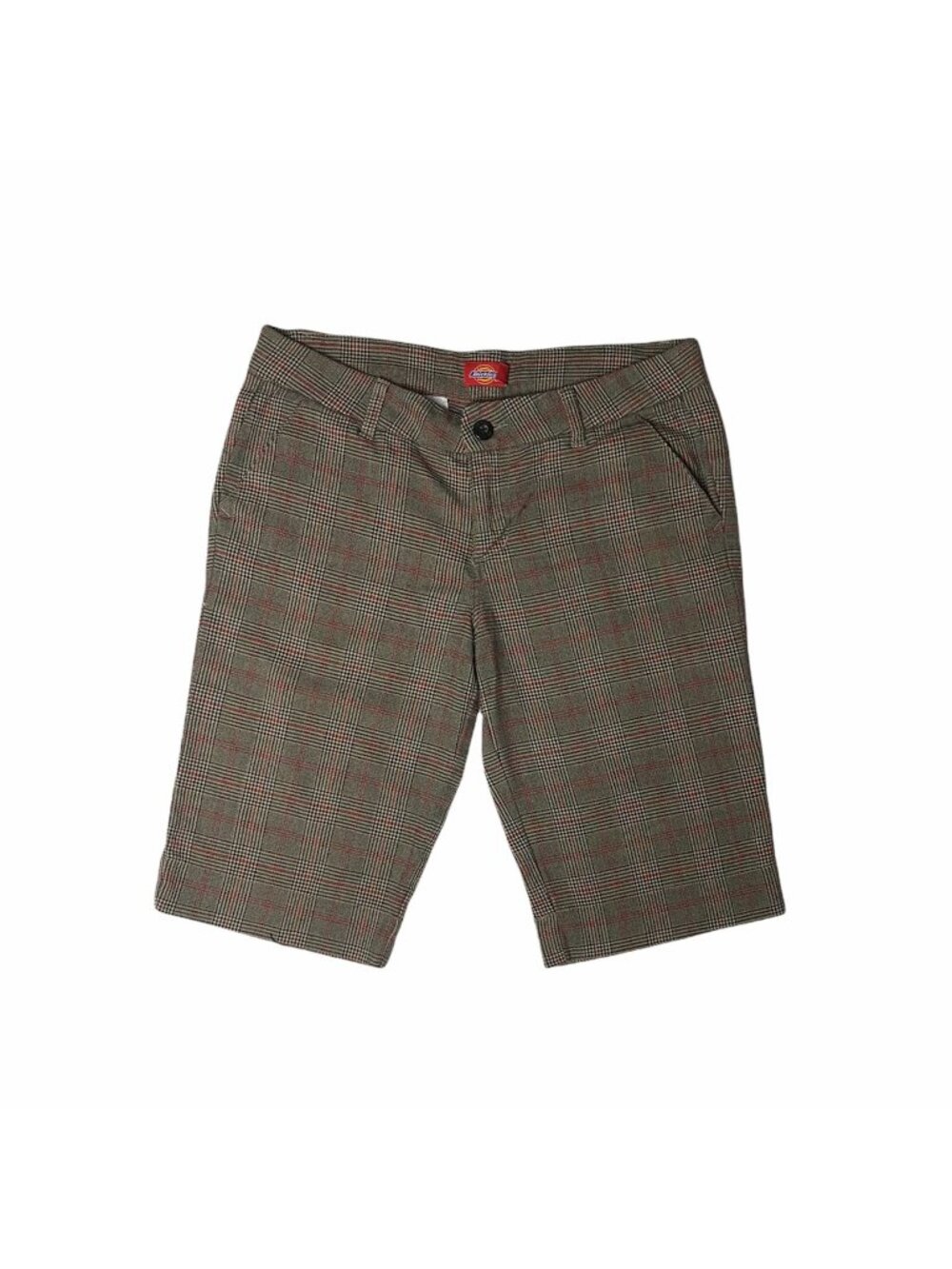 Dickies Plaid Shorts Size 7 Grey